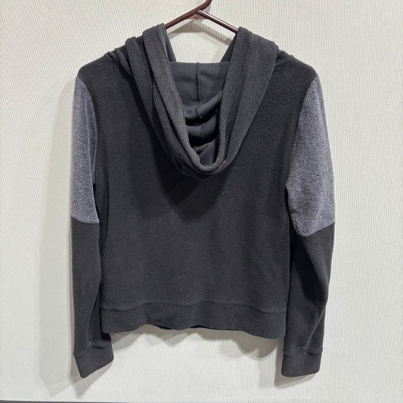 Victoria's Secret PINK Texas Longhorns Fleece Zip Hoodie Charcoal Gray Orange XS - Picture 2 of 9